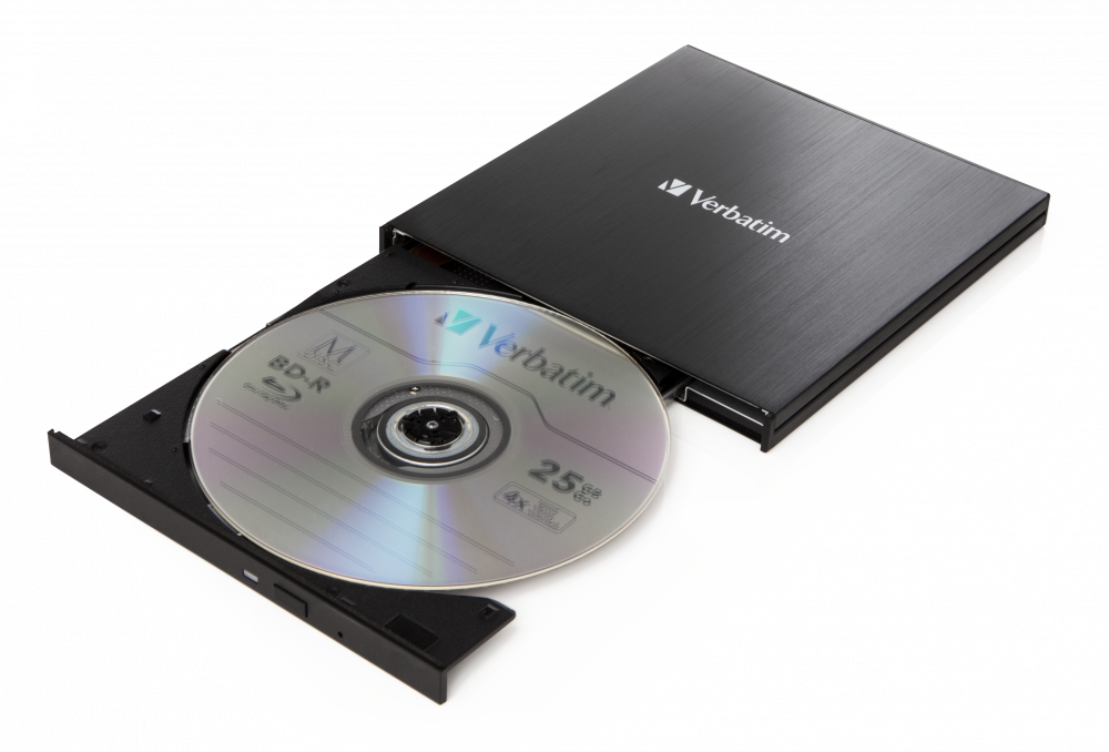Привод внешний Verbatim Slimline Blu-ray Writer USB 3.2