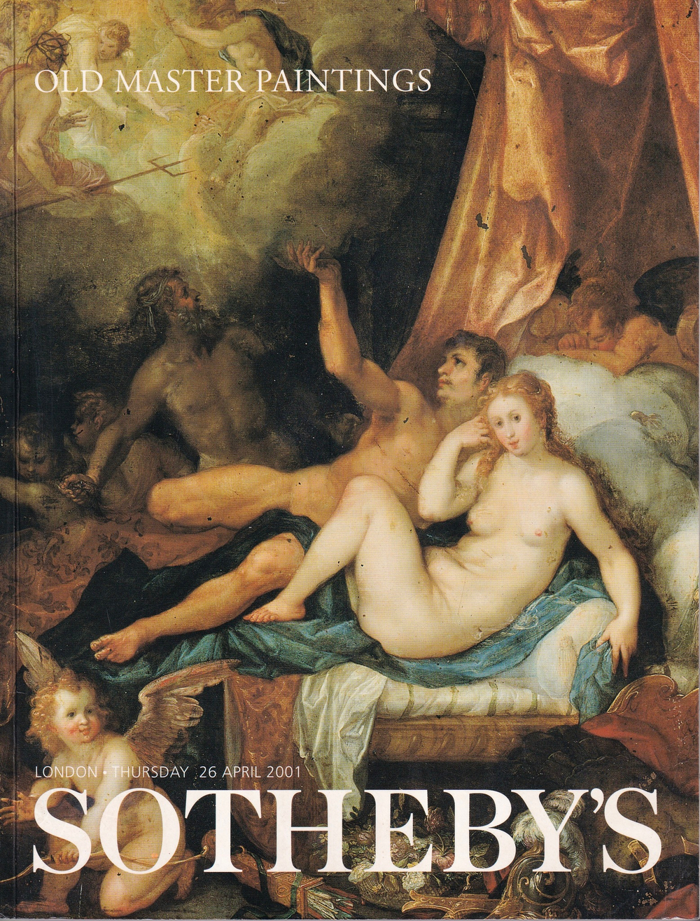 Каталог аукциона Sotheby's, Лондон, Живопись старых мастеров от 26 апреля 2001 года
