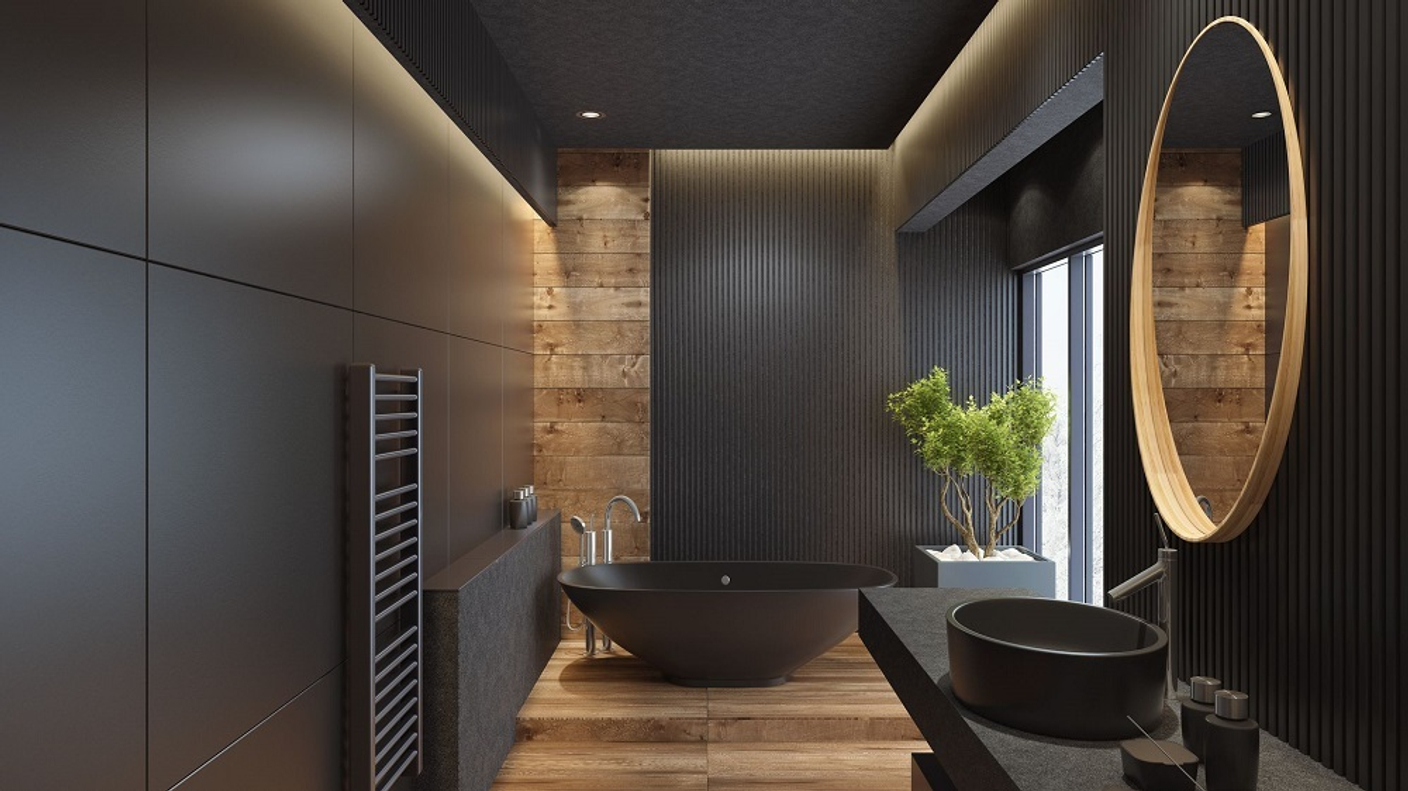 Идеи дизайна ванной комнаты в современном стиле - фото ремонта реальных интерьеров | SALON