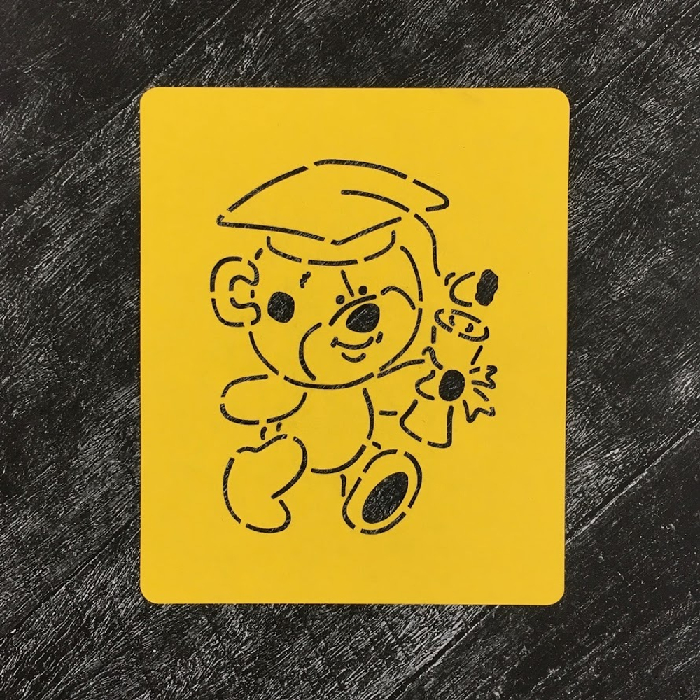 Мишка ученик №1