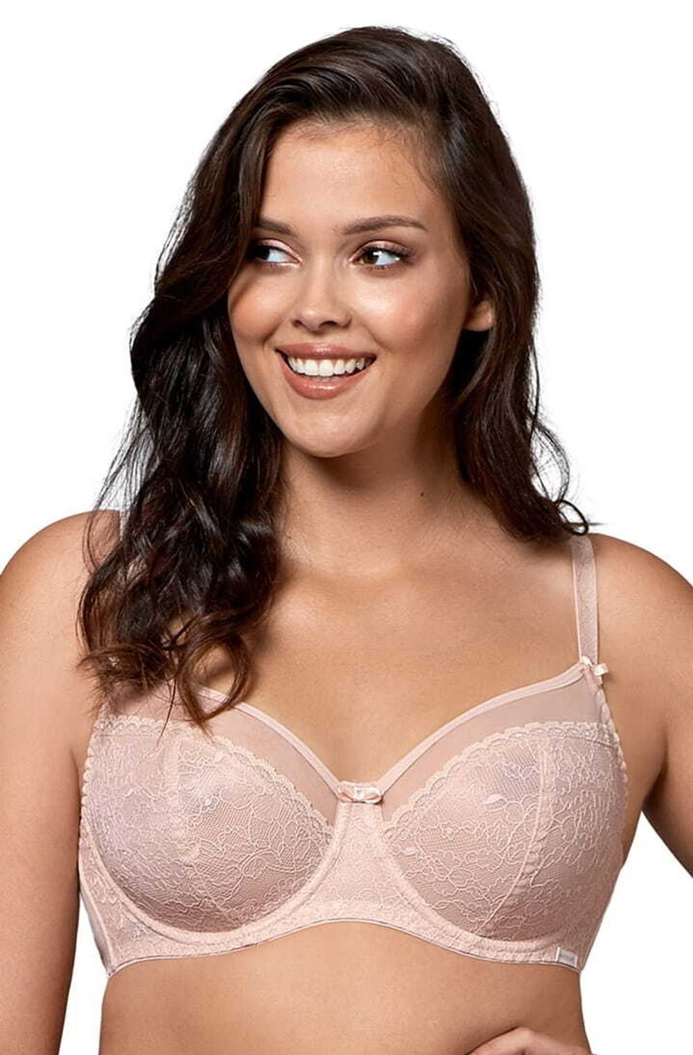 Бюстгальтер Rafaela с мягкими чашками из гипюра (Размер: 85E) (Цвет: черный)