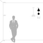 765617 Бра LOFT 1х40W E14 ЧЕРНЫЙ