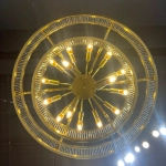 Люстра на штанге Imperiumloft RH MARAIS ROUND CHANDELIER 228942-22