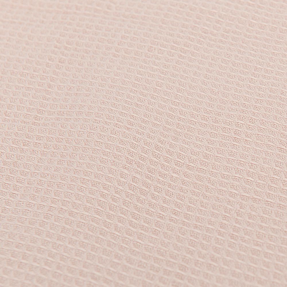 Набор из двух вафельных полотенец изо льна цвета пыльной розы из коллекции Essential, 50х70 см