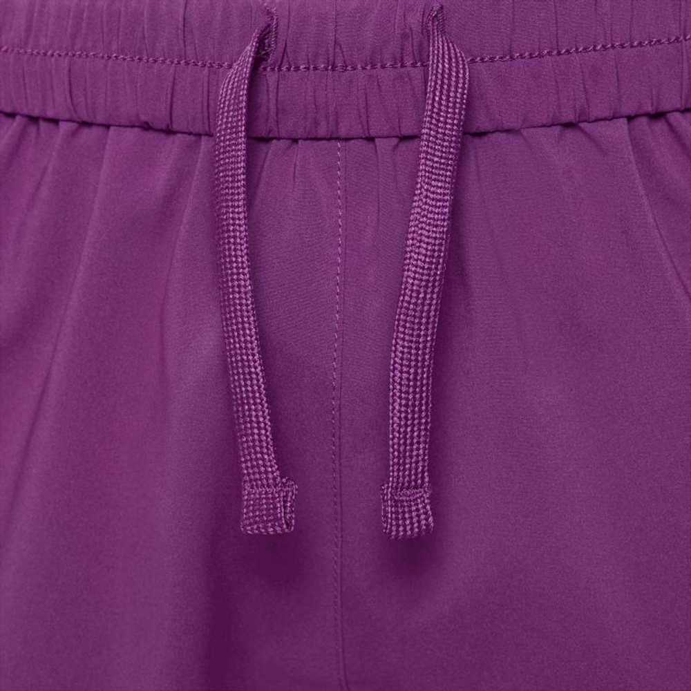 Шорты для девочки теннисные Nike Kids Dri-Fit One High-Waisted Woven Training Shorts - Фиолетовый