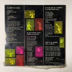 Винтажная виниловая пластинка LP Mirtha Y Raul El Salvaje Del Amor Pierde La Felicidad 7 дюймов (Cuba 1971)