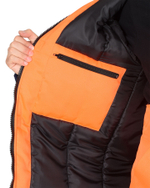 Костюм СИРИУС-МАГИСТРАЛЬ-3-РОСС куртка, п/к, синий с оранжевым и СОП