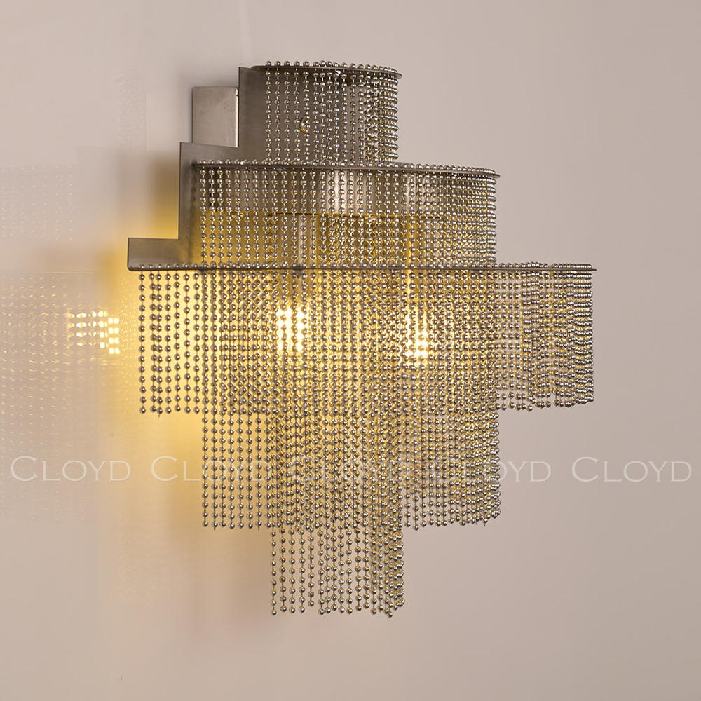 Бра Cloyd ONASSIS W3 / выс. 27 см - хром (арт.20371)