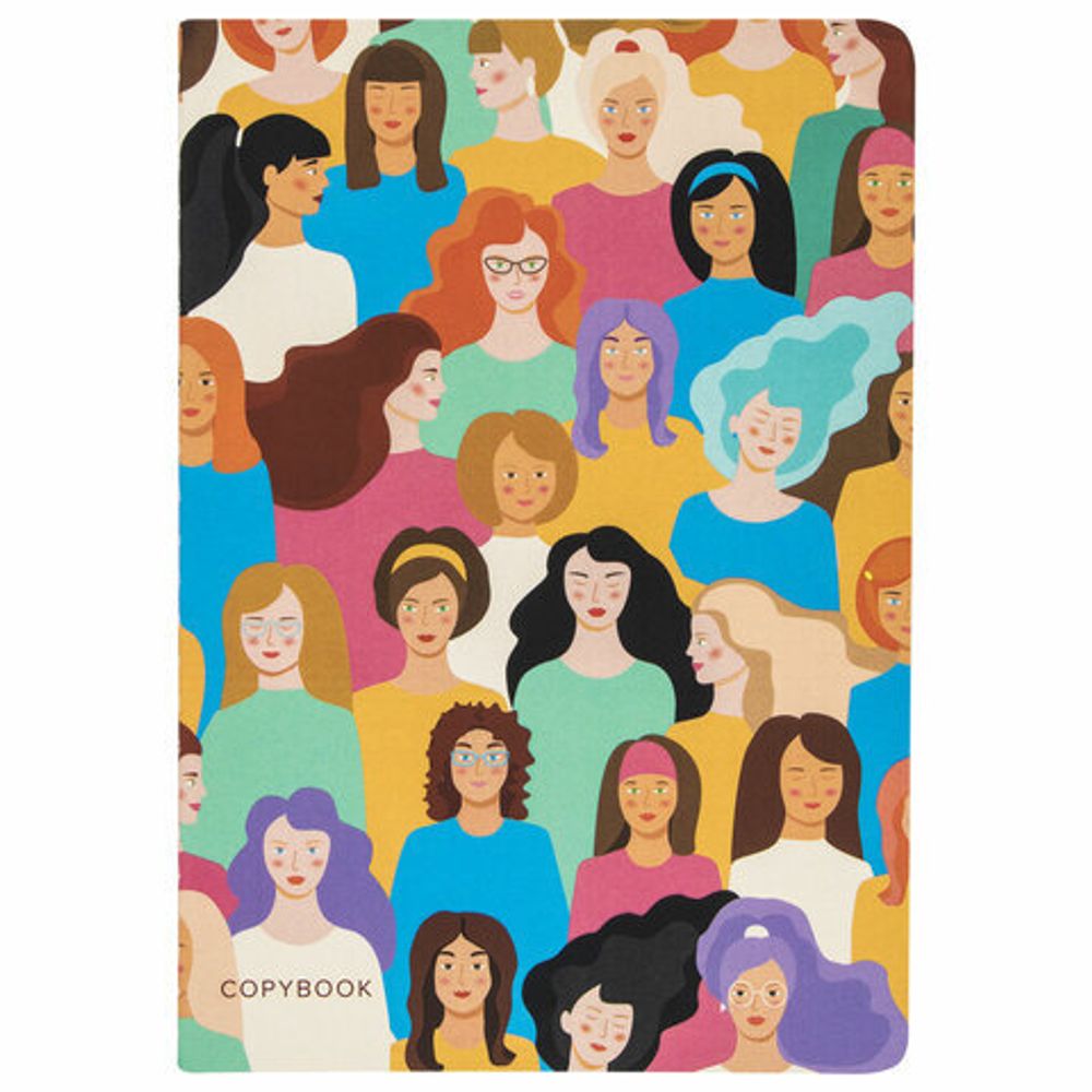 Тетради 40 л. в клетку обложка SoftTouch, НАБОР 3 шт., бежевая бумага 70 г/м2, сшивка, А5 (147х210 мм), JOY, BRAUBERG, 403791