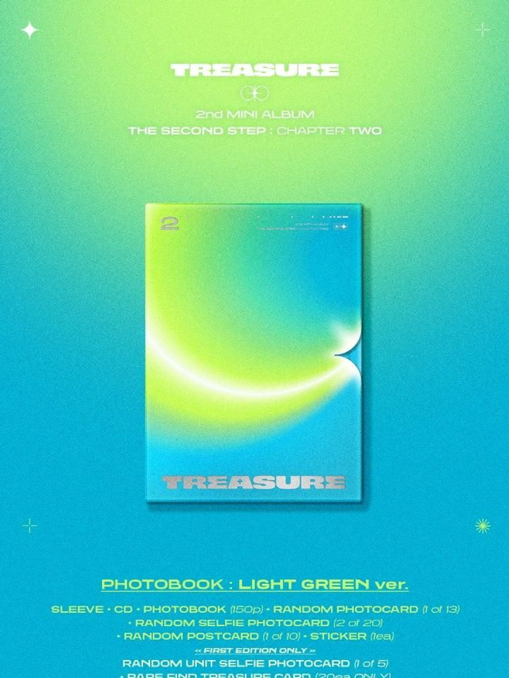 Альбом TREASURE - THE SECOND STEP : CHAPTER TWO 2nd Mini Album PHOTOBOOK RANDOM Version