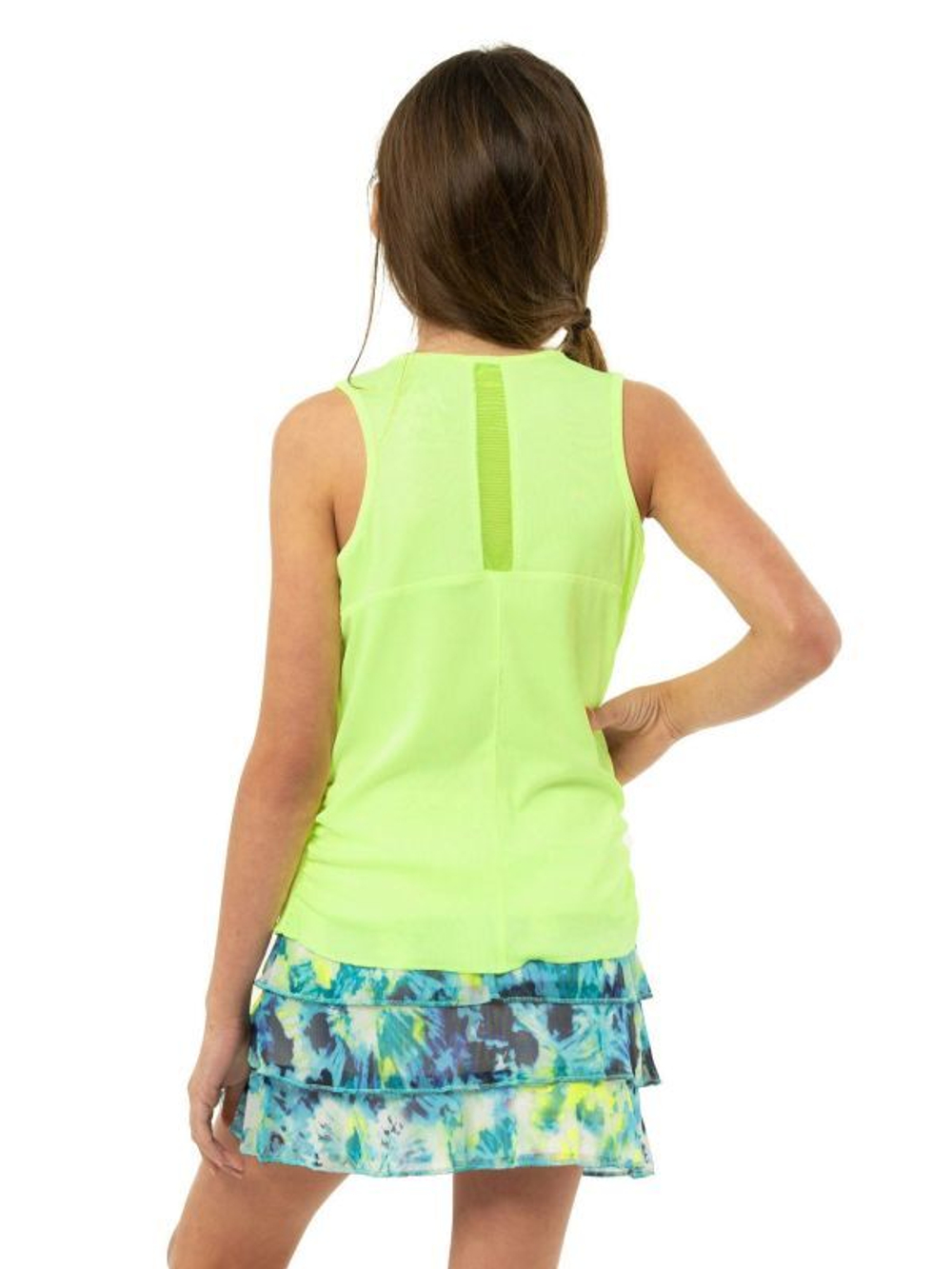 Футболка для девочки Lucky in Love Girls Eyelet Go Lightweight Rib Tank - Orange