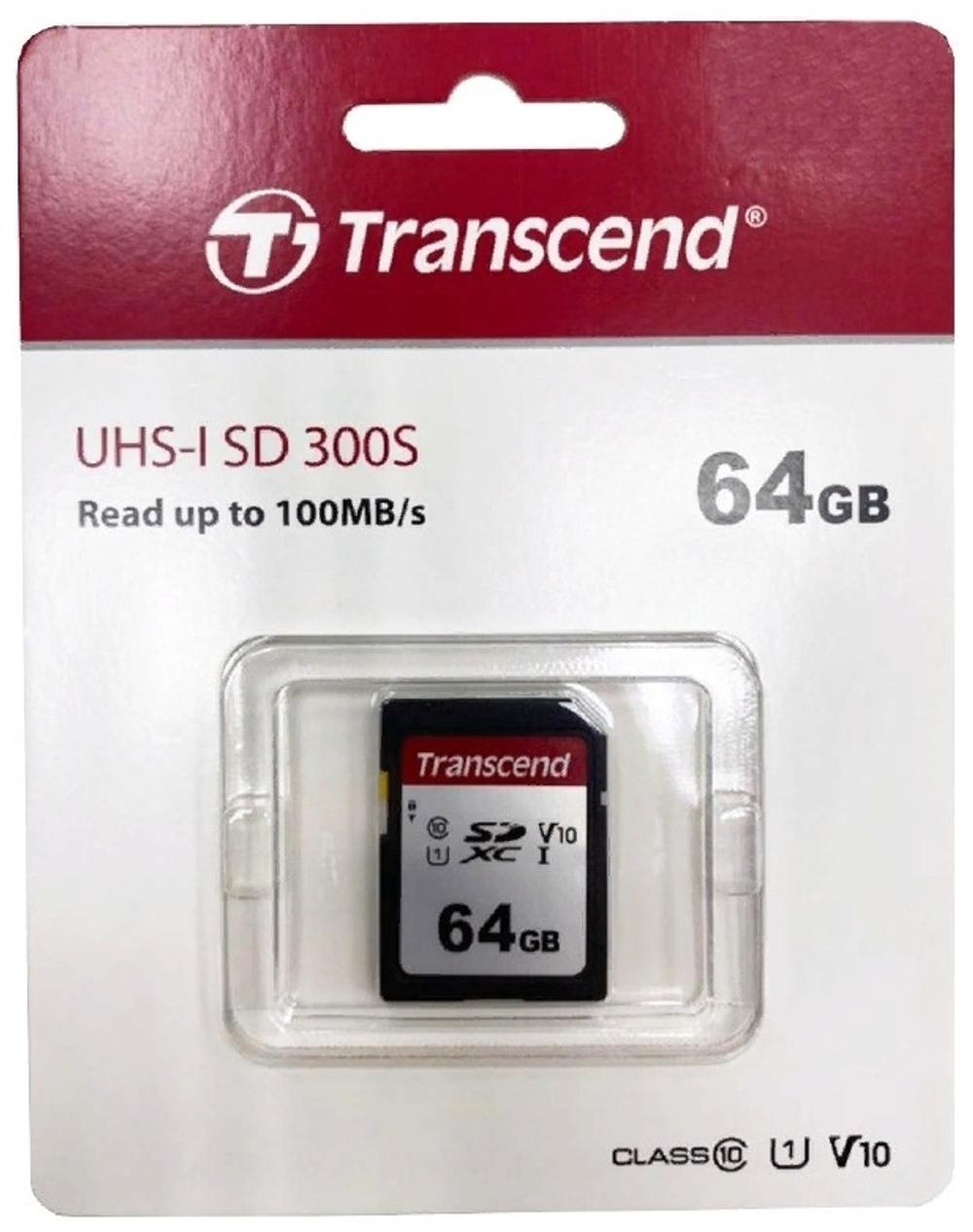 Карта памяти Transcend TS64GSDC300S 64GB
