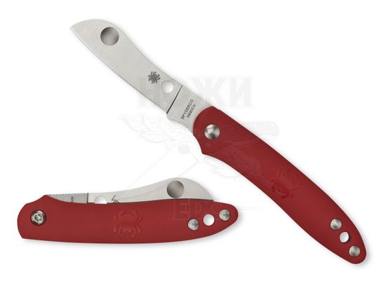 Складной нож Spyderco Roadie Slip Joint C189PRD c клинком из стали Böhler N690Co, рукоять FRN