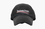 Balenciaga Political Campaign Distressed Cap "Grey/Multi"