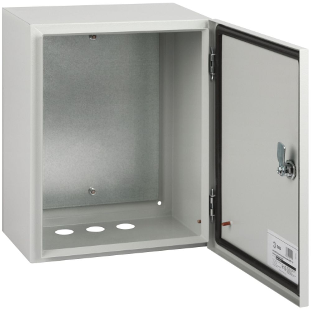 Корпус металлический ЭРА SIMPLE ЩМПг-1-0 (395х310х220мм) IP54 У2 серый | Корпуса металлические с монтажной панелью