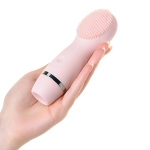 Розовый силиконовый массажер для лица ToyFa Yovee Gummy Peach 244002