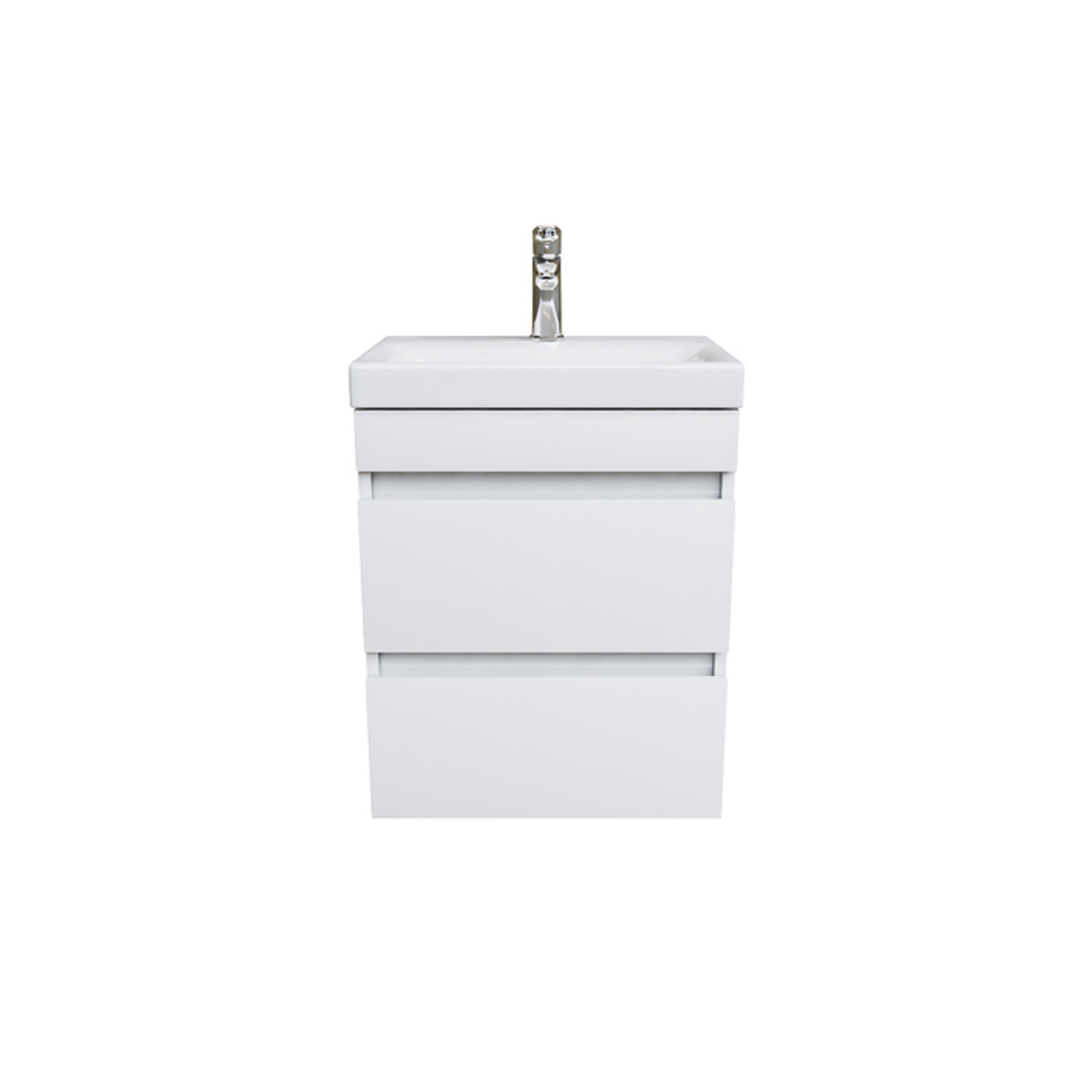 Тумба с умывальником подвесная с ящиками IDDIS Zodiac, белая, 50 см, ZOD5CB0i95K