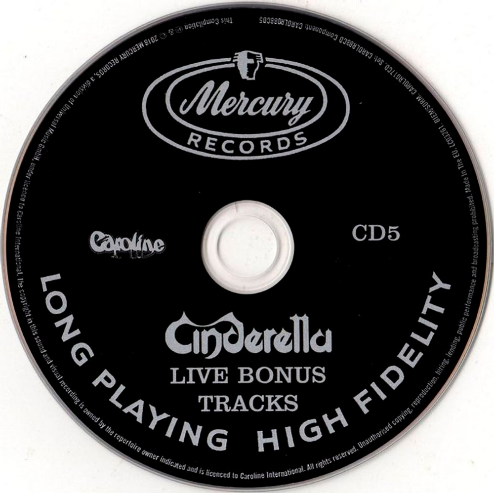 Cinderella / The Mercury Years (5CD)