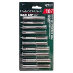 Набор метчиков, 10пр. (дюйм.) RockForce##Rock FORCE RF-C010-2T