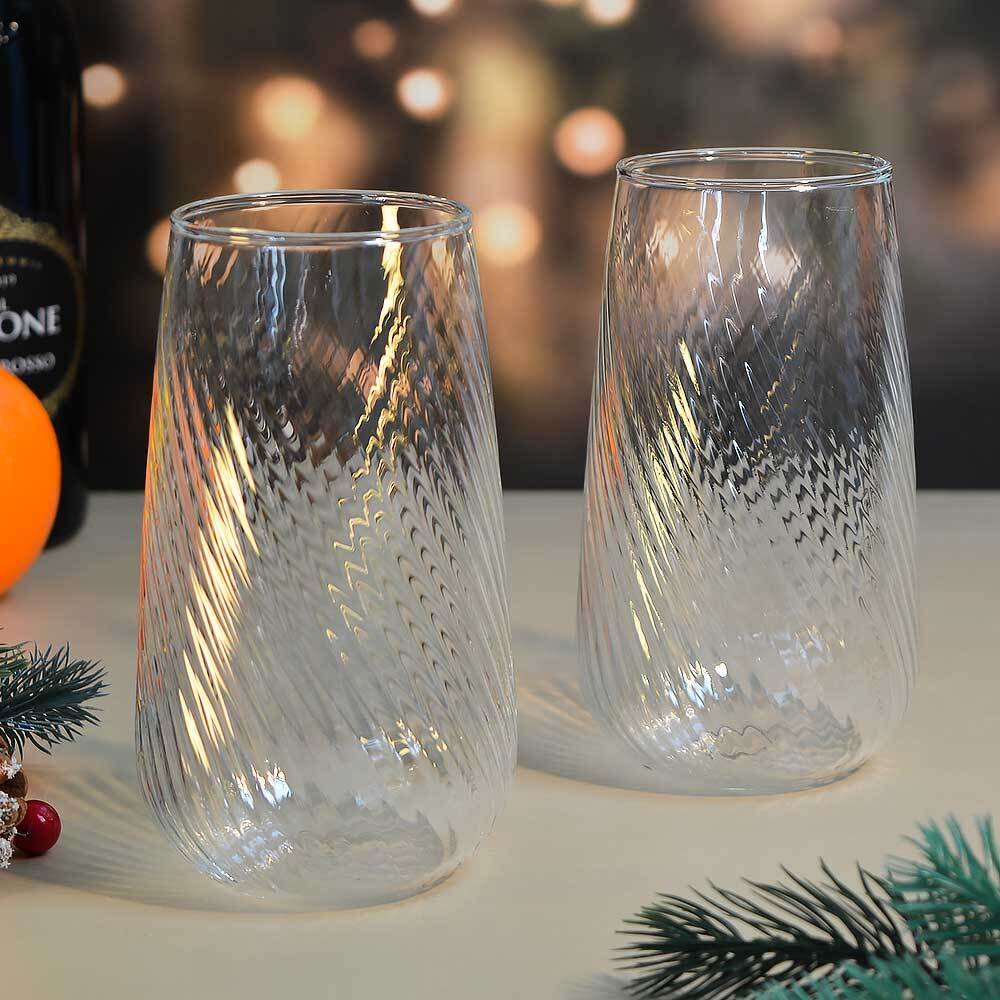 Набор стаканов 6шт 580мл, d6,5см, h15см (высокие), GPDMC-40