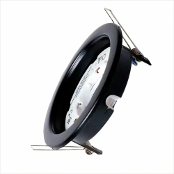 (10 шт.)Светильник встраиваемый Ecola GX53 H4 Черный матовый 38x106