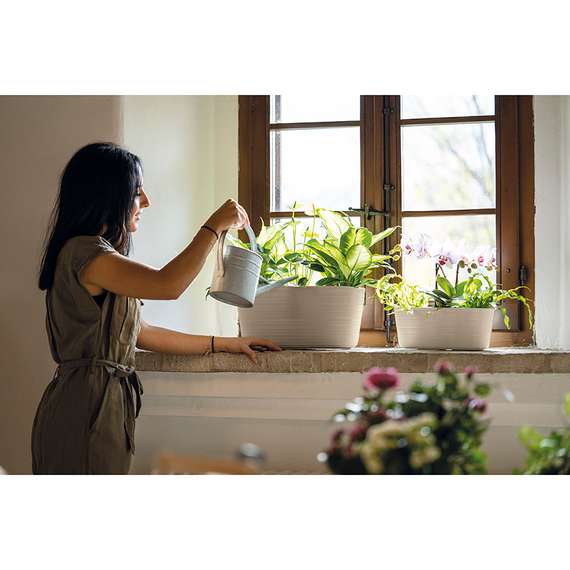 Кашпо для комнатных растений tierra большое, бежевое