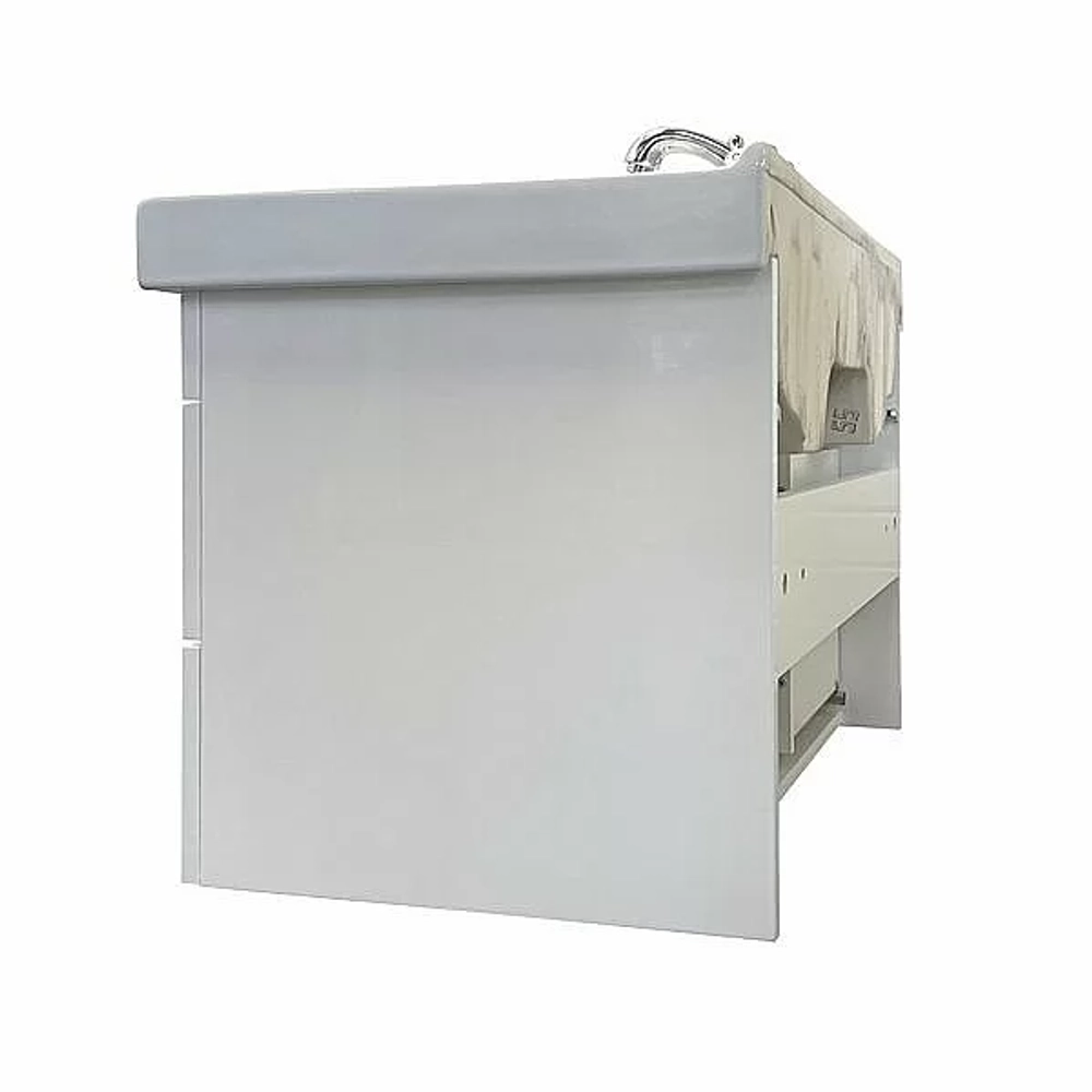 Тумба с раковиной Comforty Никосия 00-00011163 80 белый глянец