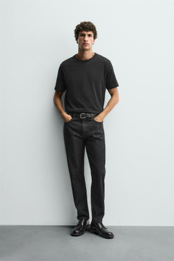 ZARA ДЖИНСЫ SLIM FIT, ЧЕРНЫЙ