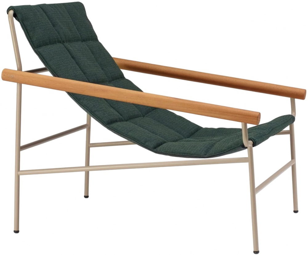 Кресло лаунж металлическое Scab Design Dress Code Glam Outdoor, тортора, черный