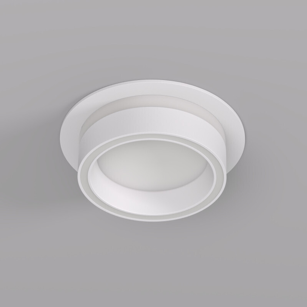 DK2100-WH Встраиваемый светильник NIKO, IP 20, до 15 Вт, GX53, LED, белый, акрил, алюминий