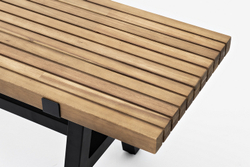 Скамья из алюминия АЛЬТО