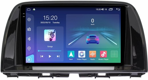 Магнитола для Mazda CX-5 2011-2017 - Parafar PF095LUX1U2K Android 11, QLED+2K, ТОП процессор, 8Гб+128Гб, CarPlay, SIM-слот