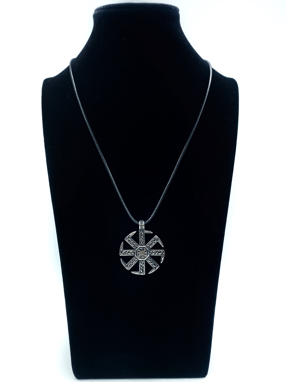 Славянская подвеска оберег Коловрат магический амулет из стали