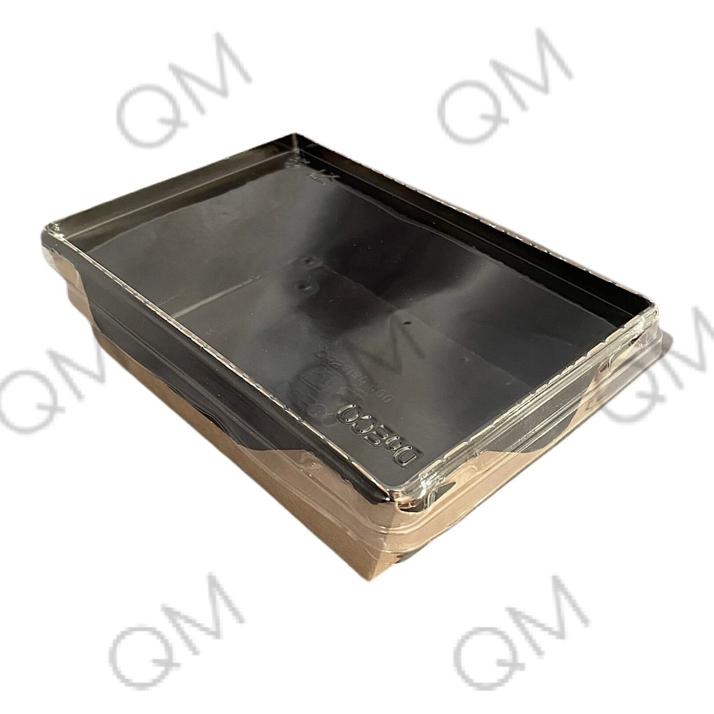 Салатник с крышкой ECO OpSalad BLACK EDITION 400 р-р 145х95х45 мм