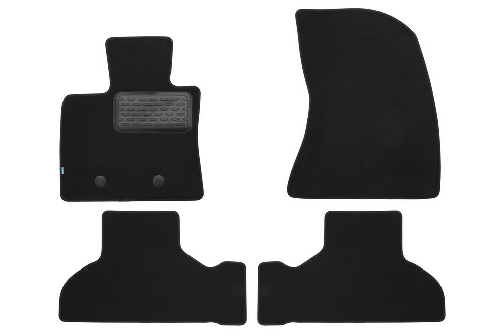 Коврики в салон Klever Premium BMW X5 F15 2013-2018, кроссовер, 4 шт. (текстиль) Klever.KVR03053722110KH