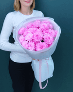 Хризантема кустовая розовая,5шт(00444)