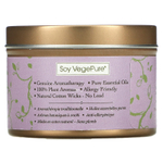 Aroma Naturals, Soy VegePure, свеча для путешествий, безмятежность, иланг-иланг и лаванда, 79,38 г (2,8 унции)
