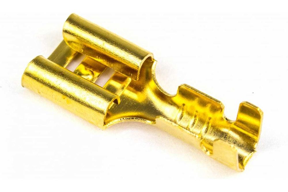 Плоская клемма REXANT, гнездо 7.7 мм, 1-1.5 мм.кв 100 шт 08-0912