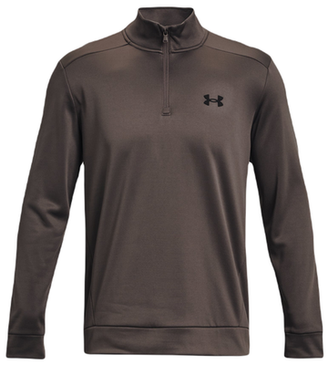 Мужская теннисная кофта Under Armour Men's Armour Fleece 1/4 Zip - серый