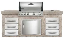 Приусадебная кухня с встроенным газовым грилем Napoleon BIG-32