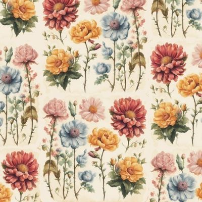 Паттерн цветочное поле