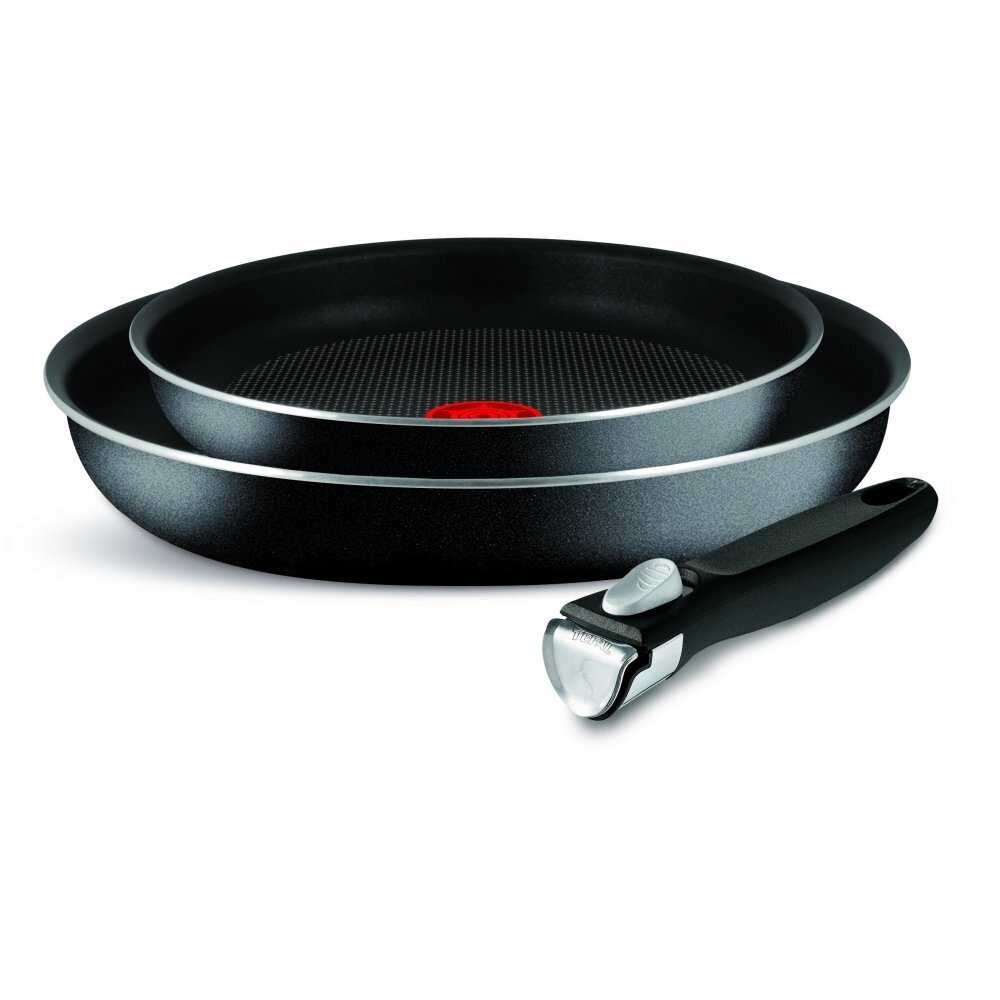 Набор посуды Tefal Ingenio Black 3 3 предмета 24/28см 04131820