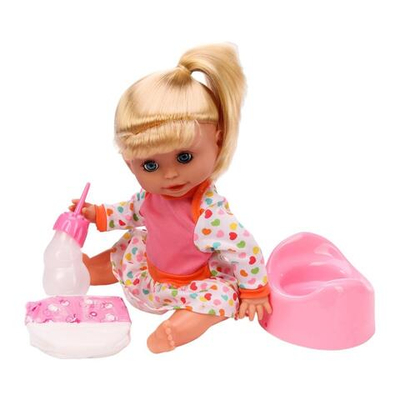 Пупс функциональный с аксесс., коробка JK8932-2Q