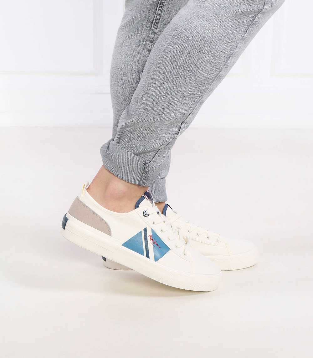 Кроссовки ALLEN FLAG Pepe Jeans London - белый(PMS30903)