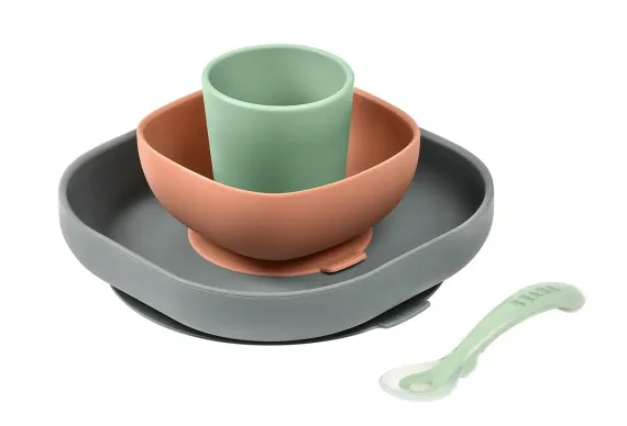 Набор посуды Beaba Coffrey Repas Silicone Miniral