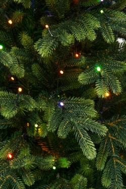 Искусственная елка Венецианская 240 см., 590 мульти/теплых белых Led ламп (2в1), Литая хвоя+ПВХ, ЕлкиТорг (175240)