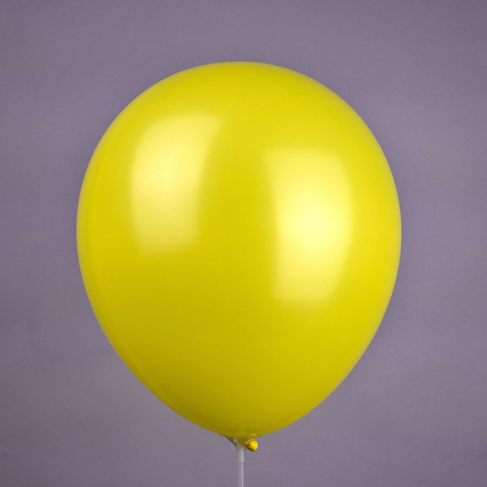 Шар12"" Пастель желтый/Yellow (50 шт./уп.) /БК