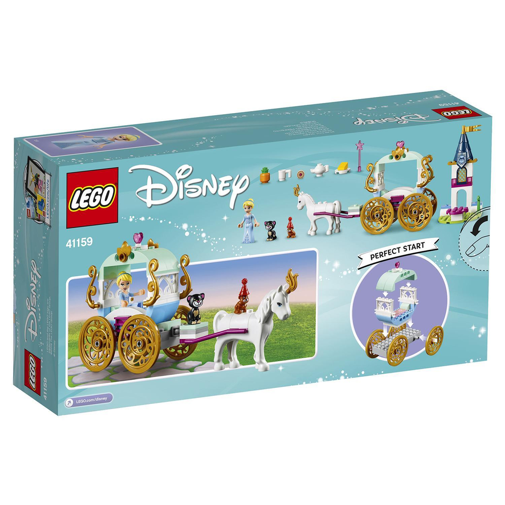 LEGO Disney Princess: Карета Золушки 41159 — Cinderella's Carriage Ride — Лего Принцессы Диснея