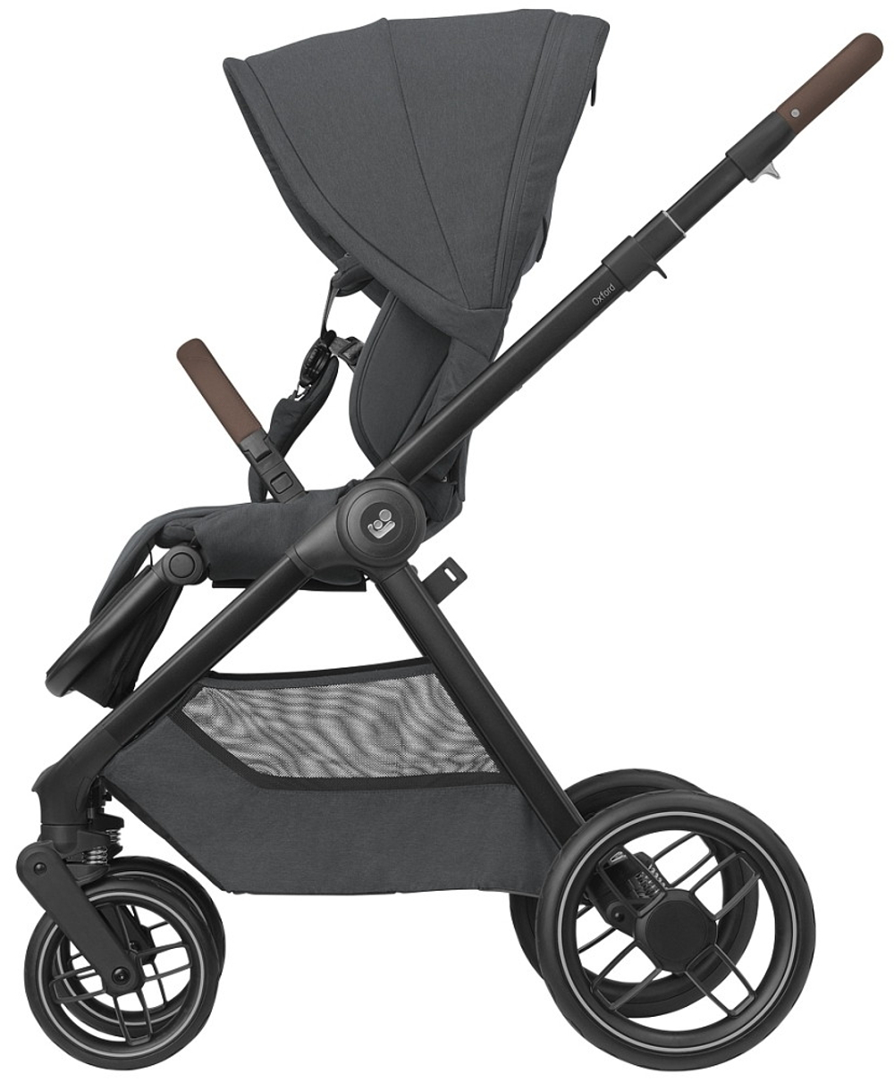 Коляска детская Maxi-Cosi Oxford Plus 3 в 1 с автокреслом Coral 360 Essential Grey 1978204110 PlusTwillic Graphite/Графит
