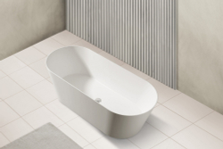 Ванна из искусственного камня ABBER Stein AS9622 белая матовая  165x70 см